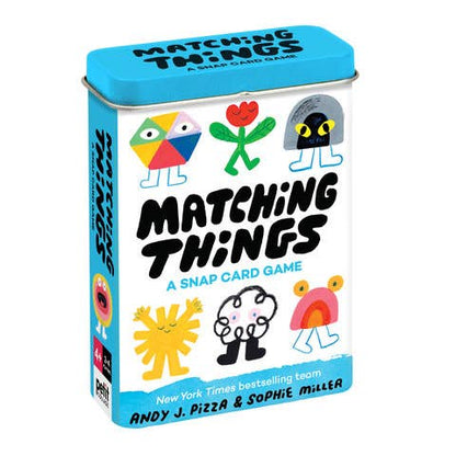 Matching Things snap card game cards and tin - PABOOM