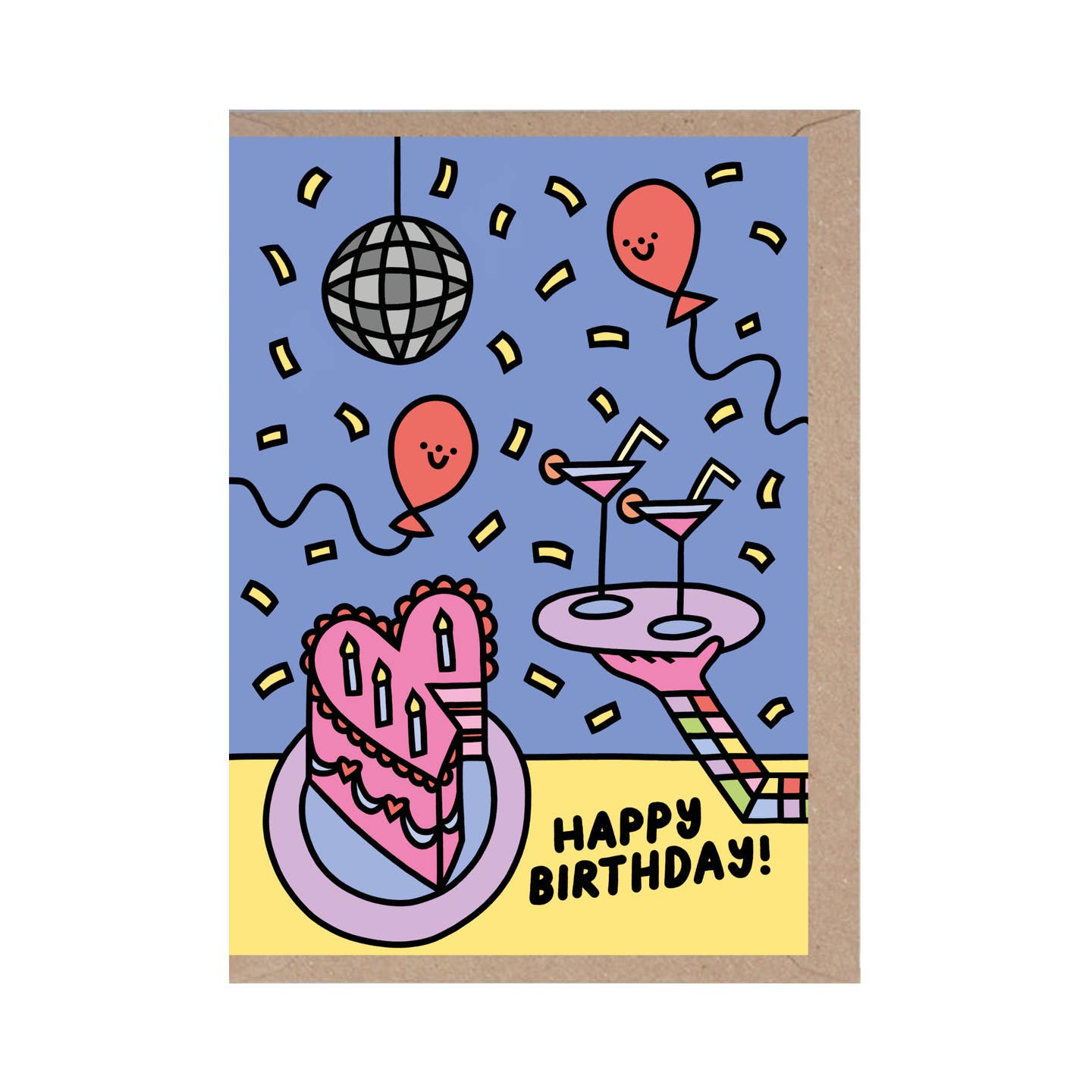 Happy Birthday Disco Card