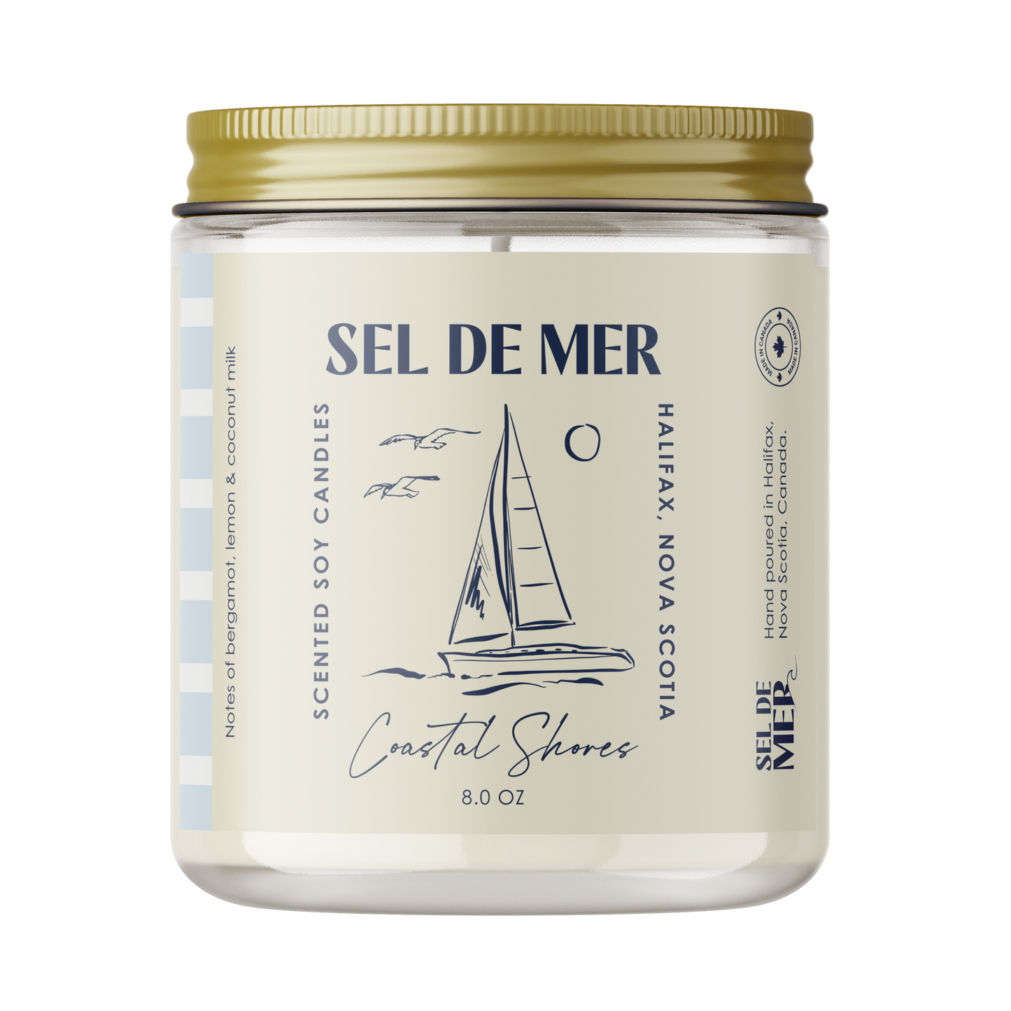 Sel de Mer Soy Candle - By the Fire
