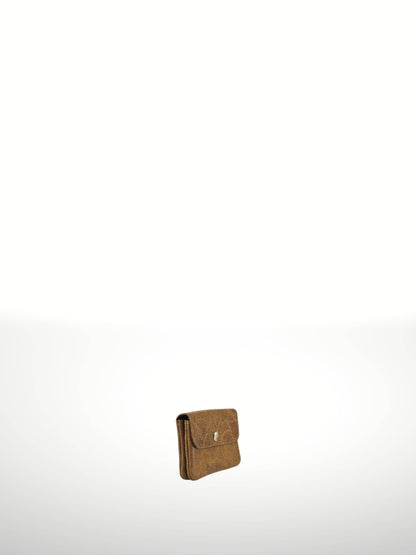 Katerina Suede Leather Wallet - Black