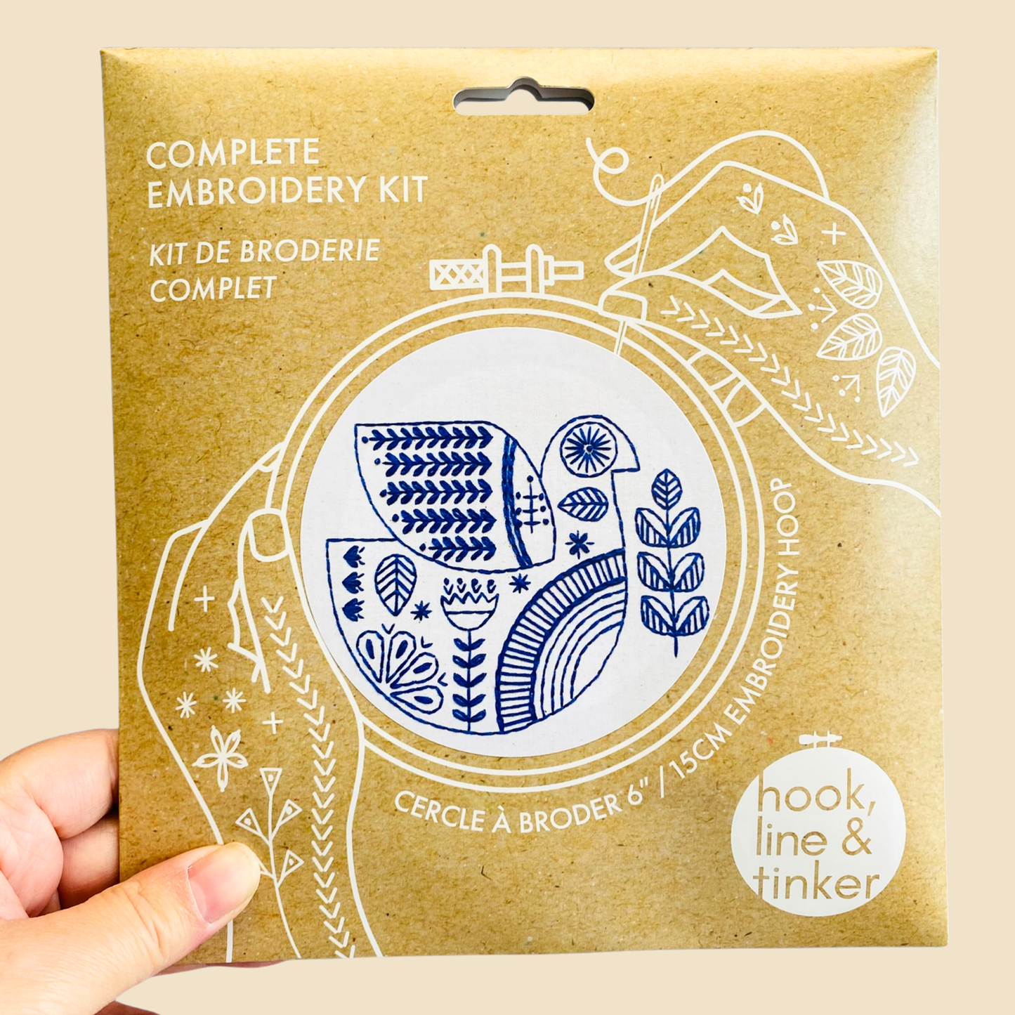Hygge Dove Complete Embroidery Kit