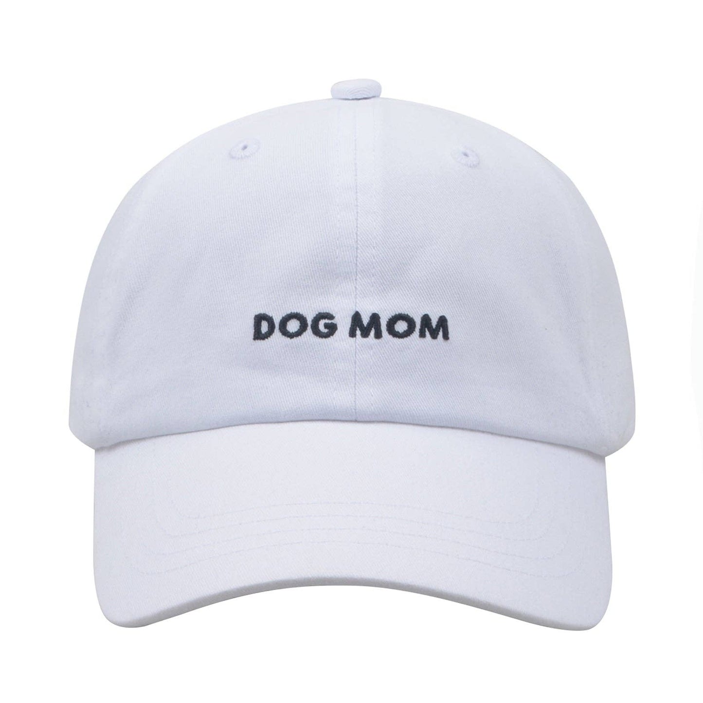 Dog Mom Hat - White