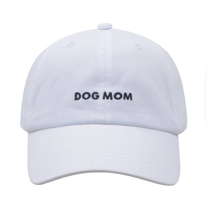Dog Mom Hat - White