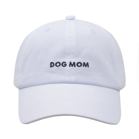 Dog Mom Hat - White