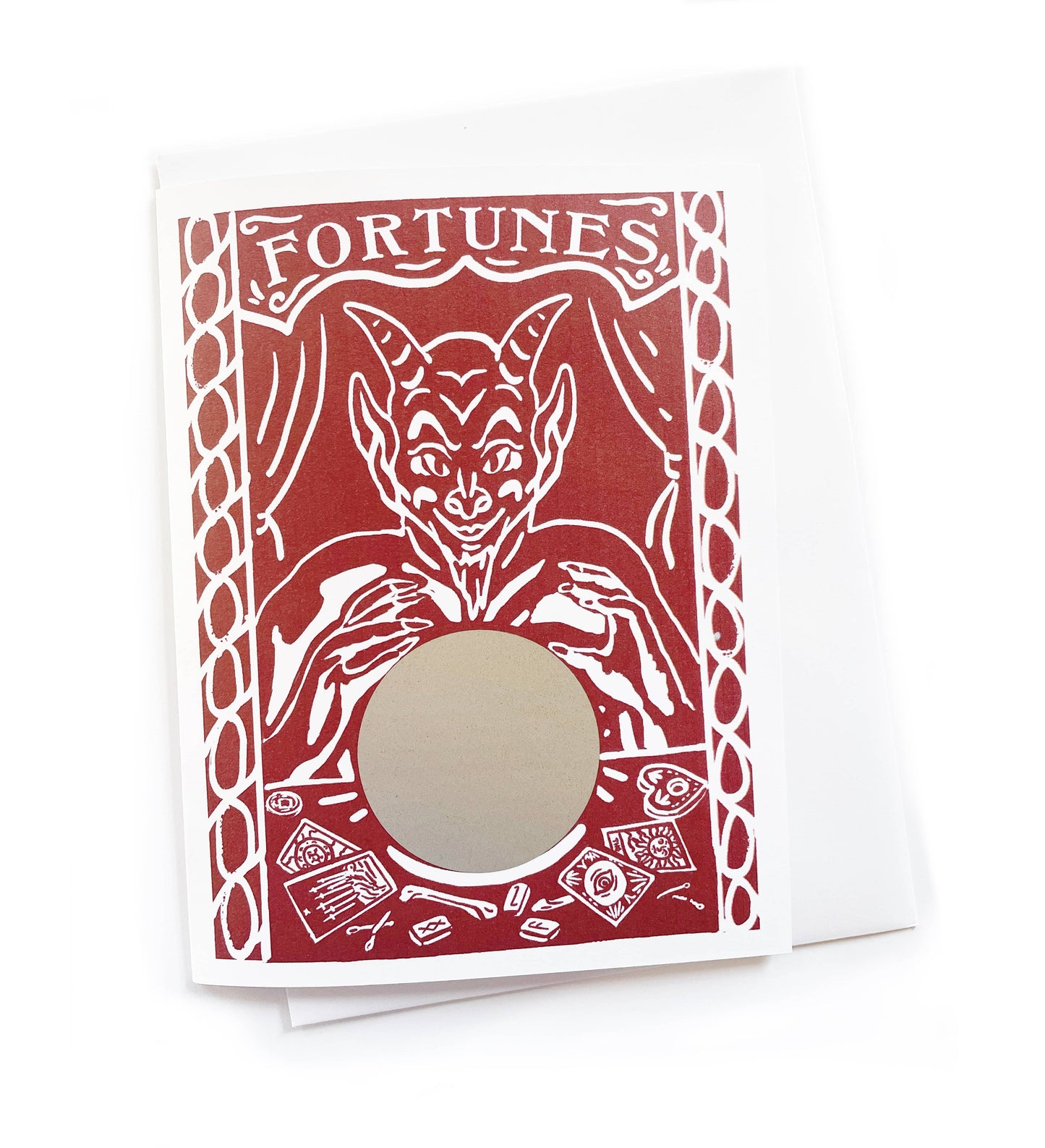 Devil Speaks Fortune Telling Card
