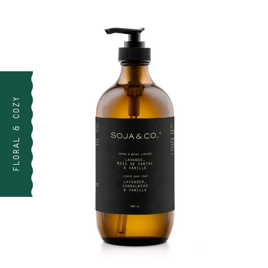 SOJA & CO. Liquid Hand Soap - Lavender, Sandalwood & Vanilla