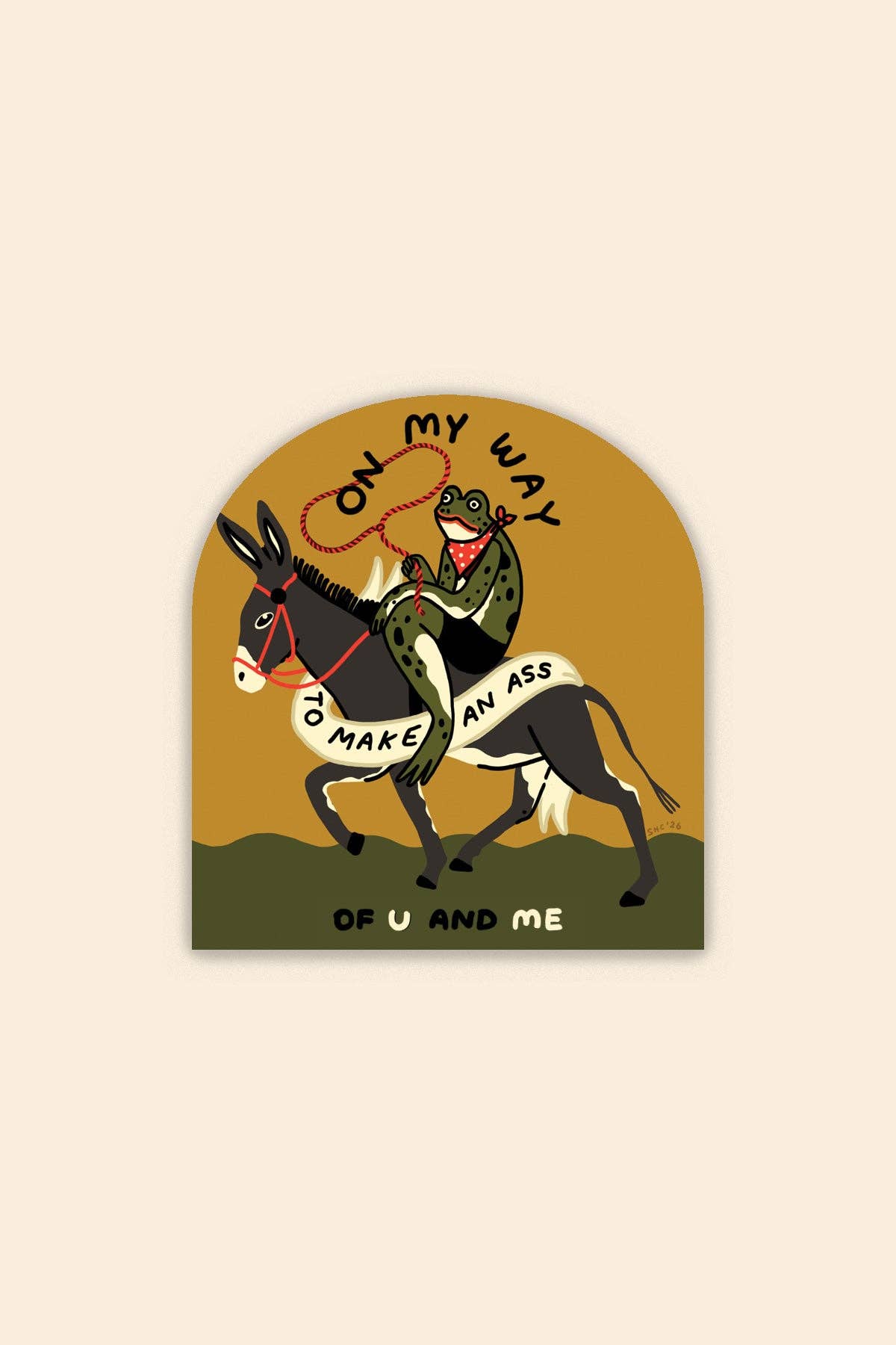 Make an Ass Sticker Vinyl Sticker