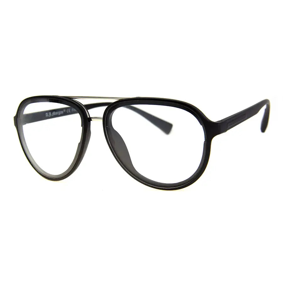 Platinum Non-Magnifying Glasses Silver/Black