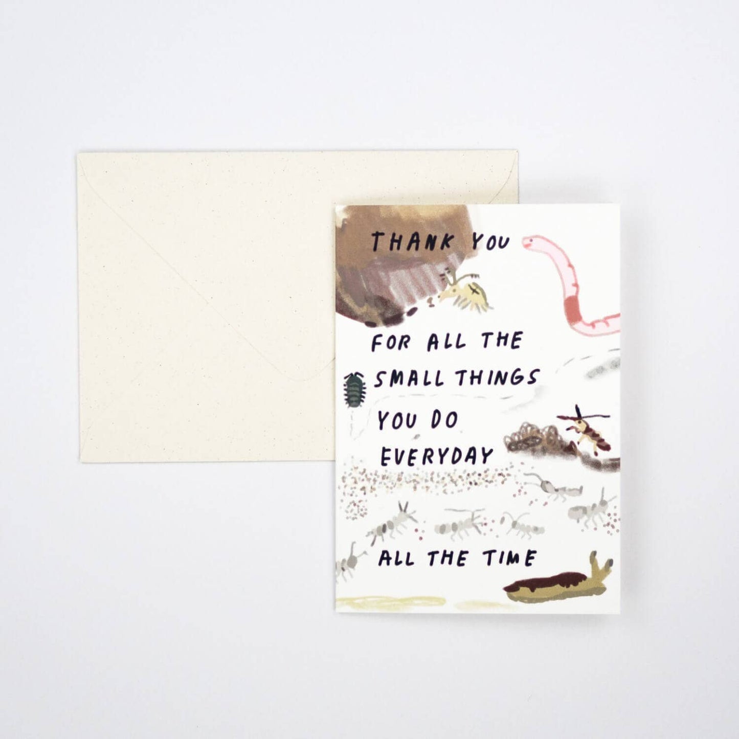 Thank You for All the Small Things Card close-up detail