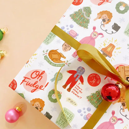 A Christmas Story Movie Wrapping Paper - PABOOM