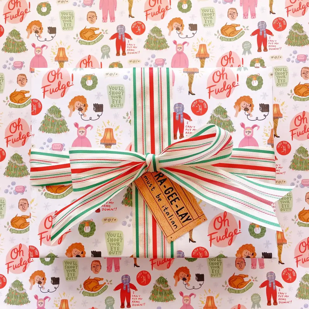 A Christmas Story Movie Wrapping Paper - PABOOM