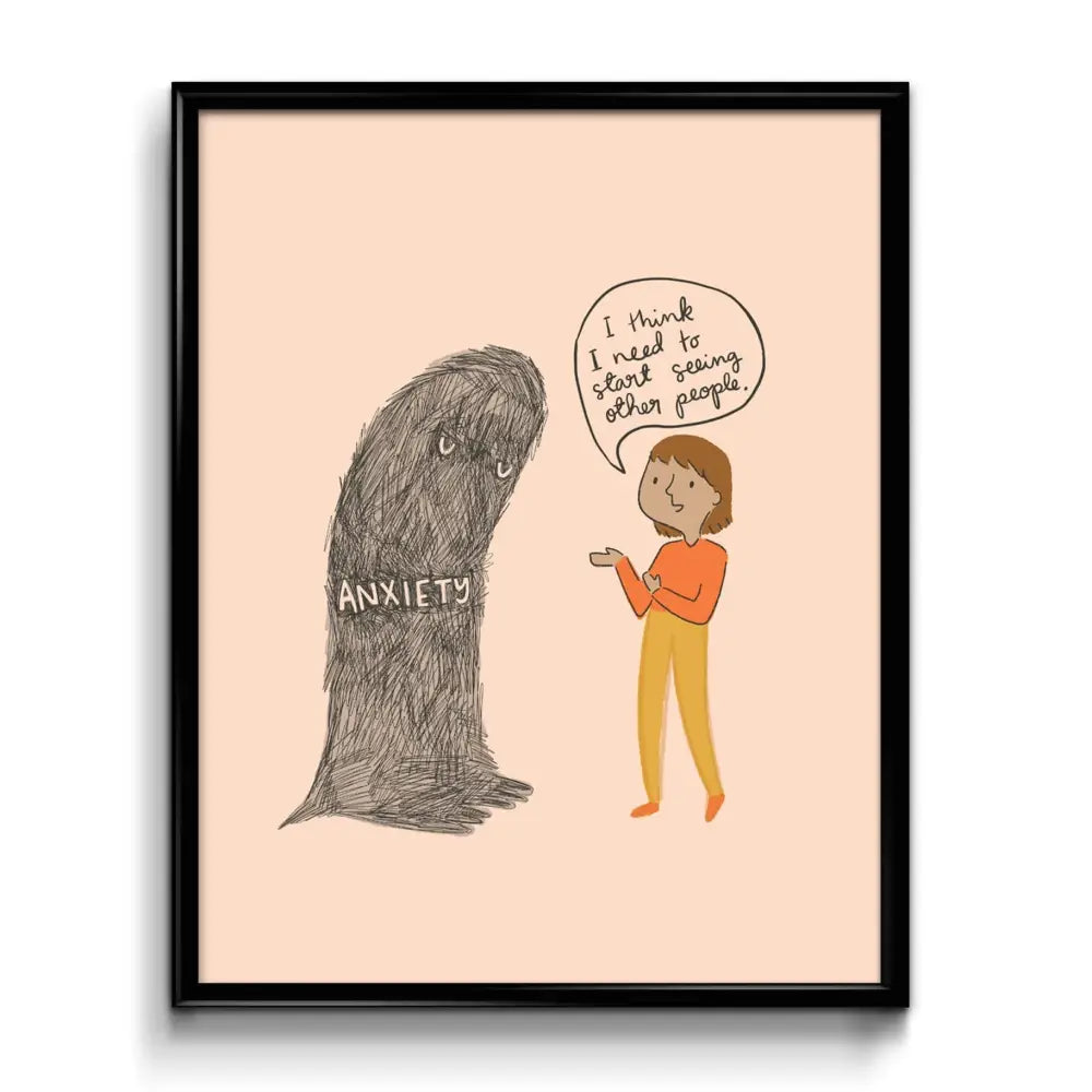 Anxiety Art Print - PABOOM