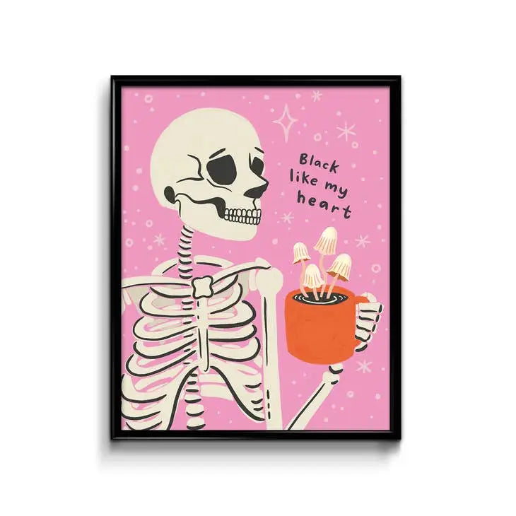 Black Like My Heart Print - PABOOM