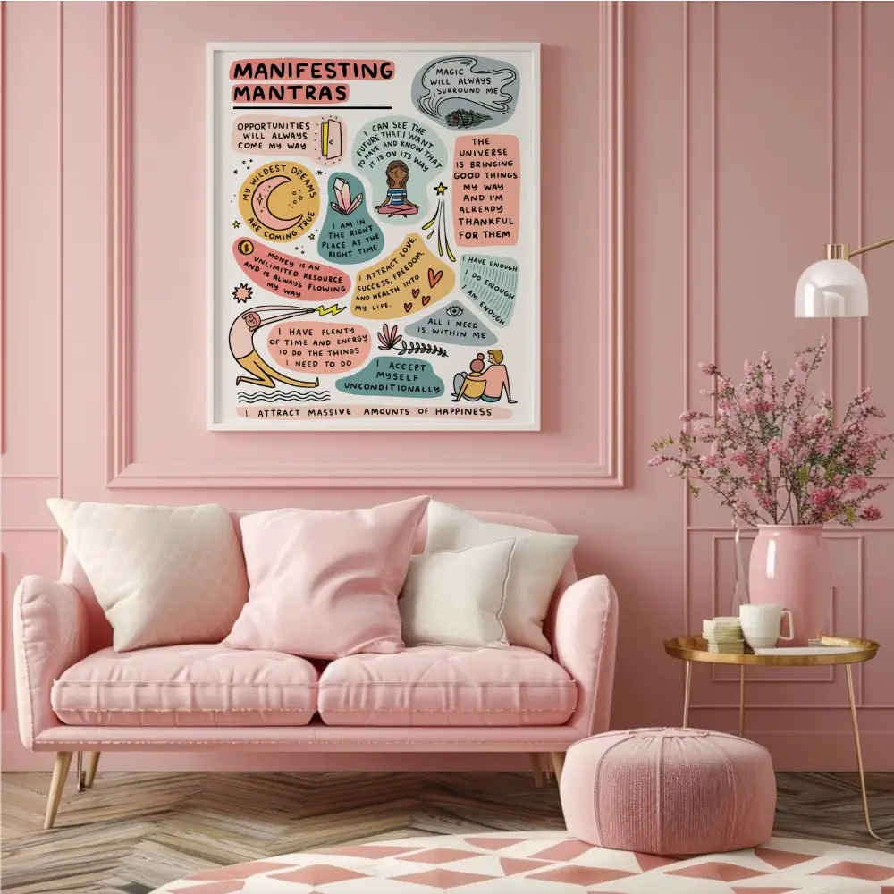 Manifesting Mantras Print - PABOOM