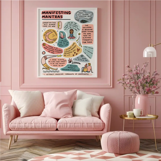 Manifesting Mantras Print - PABOOM