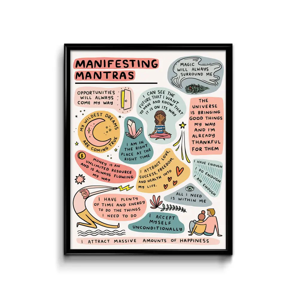 Manifesting Mantras Print - PABOOM
