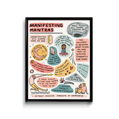 Manifesting Mantras Print - PABOOM