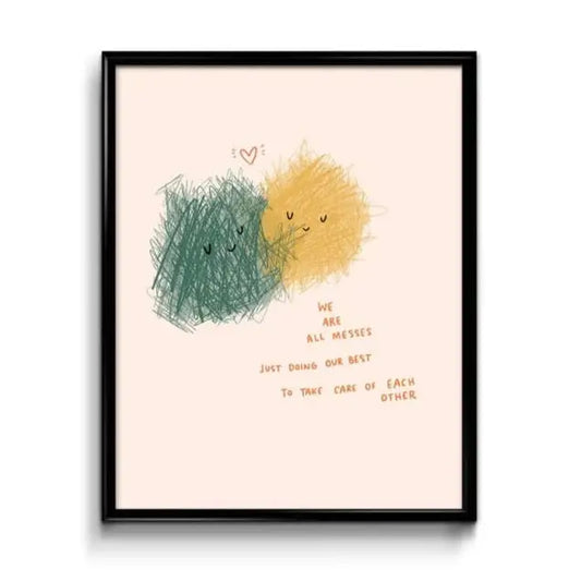 Messes Art Print - PABOOM