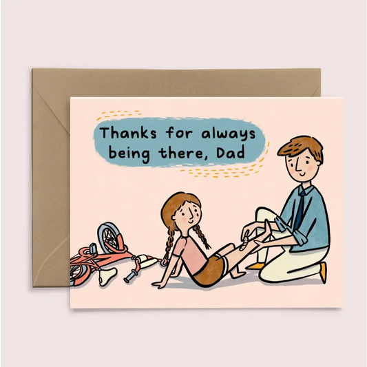 Thanks Dad Father's Day Card - PABOOM