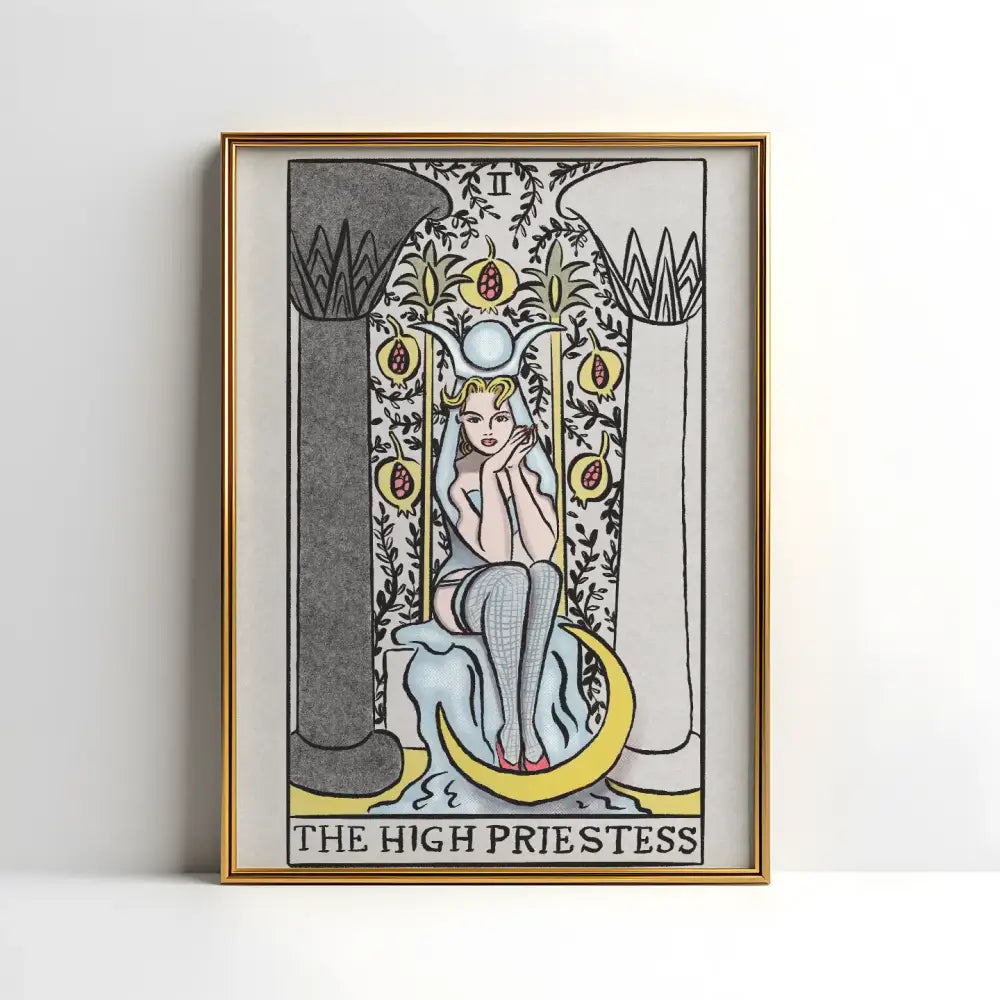 The High Priestess Tarot Print 8x10 - PABOOM