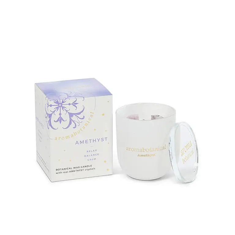 Abbott - Amethyst Small Crystal Candle 6oz