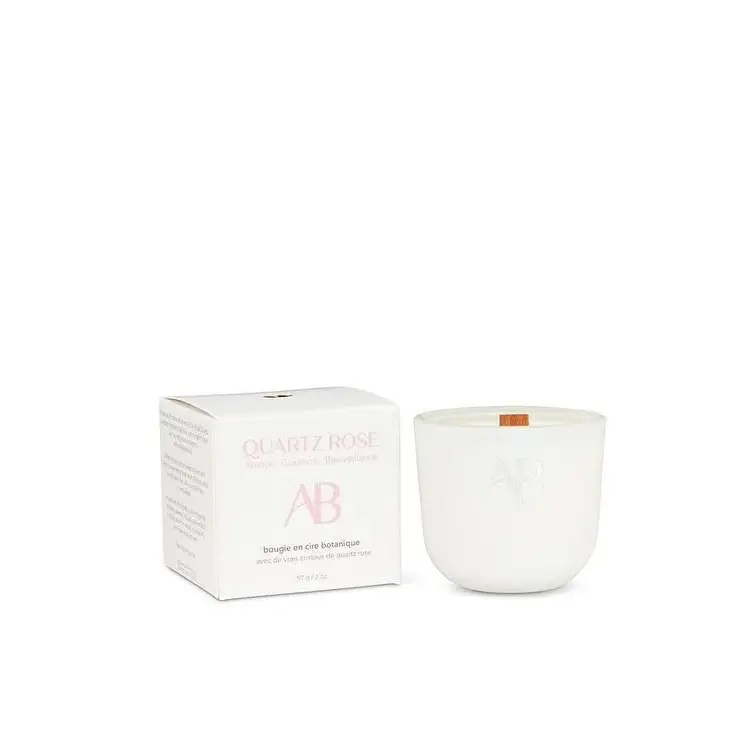 Abbott - Crystal Candle 2oz / Rose Quartz