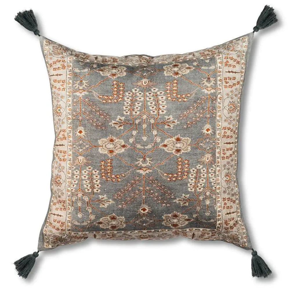 Dark Grey Printed Cushion - PABOOM