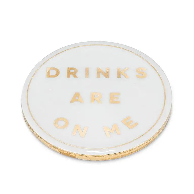 Abbott - Drinks Are On Me Coaster