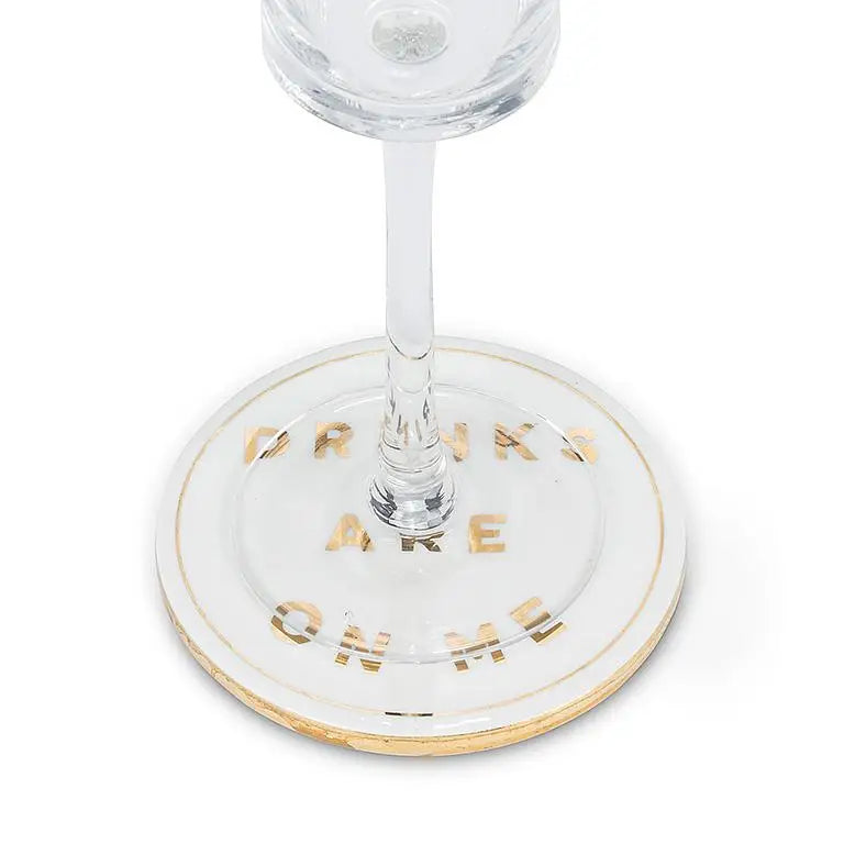 Abbott - Drinks Are On Me Coaster