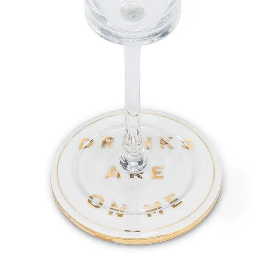 Abbott - Drinks Are On Me Coaster