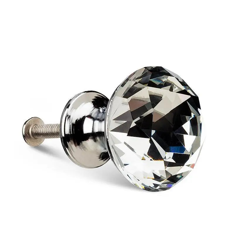 Flat Cut Crystal Knob - PABOOM