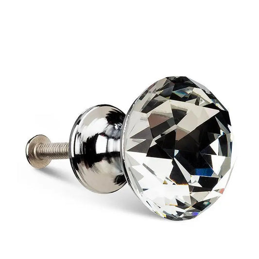 Flat Cut Crystal Knob - PABOOM