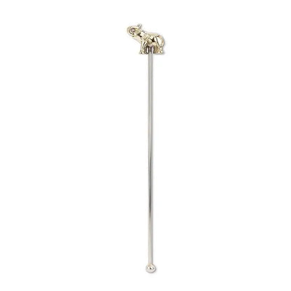 Abbott - Gold Elephant Swizzle Stick 7.5’’L