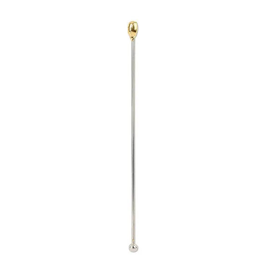 Abbott - Gold Oval Swizzle Stick 7.5’’L