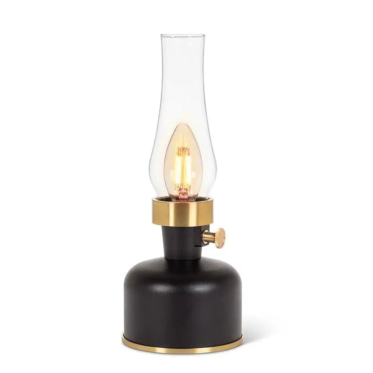 Abbott - Lantern LED Lamp w/Chimney Black 10.5’’H