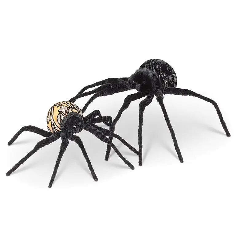 Abbott - Large Brocade Spider Black 15’’L