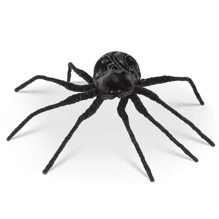 Abbott - Large Brocade Spider Black 15’’L