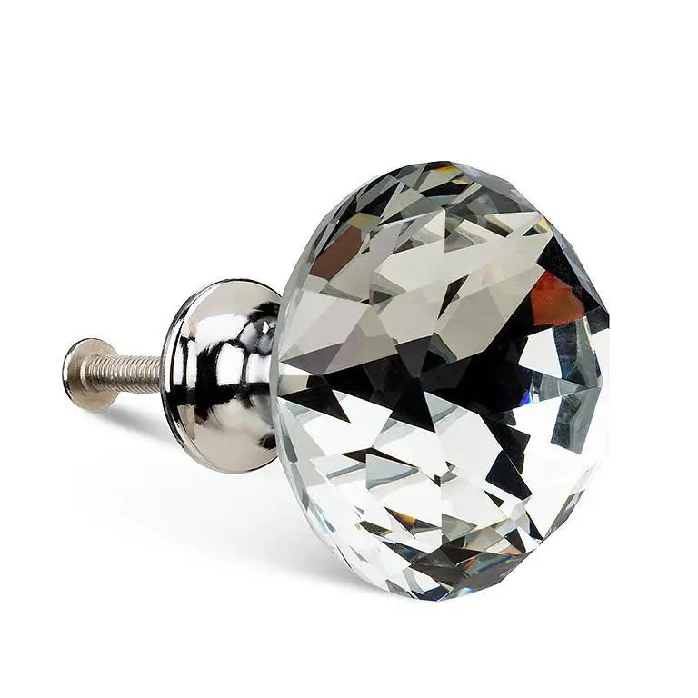 Large Flat Crystal Knob - PABOOM