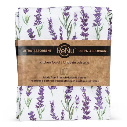 Abbott - Lavender Dbl Sided Kitchen Towel 17x29’’