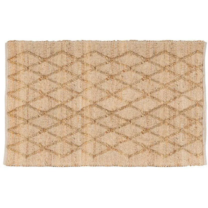 Abbott - Lg Diamond Weave Mat Natural 3x5’