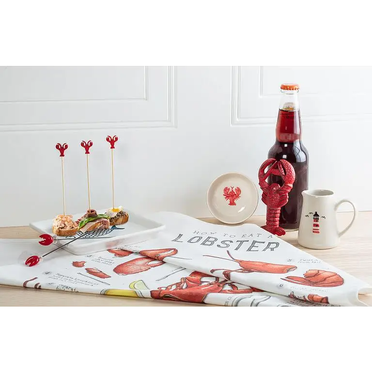 Abbott - Lobster Bottle Opener Antique Red 4.5’’L