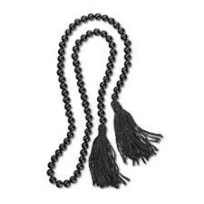 Long Black Blessing Beads - PABOOM