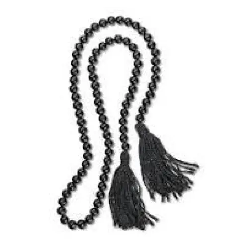 Long Black Blessing Beads - PABOOM