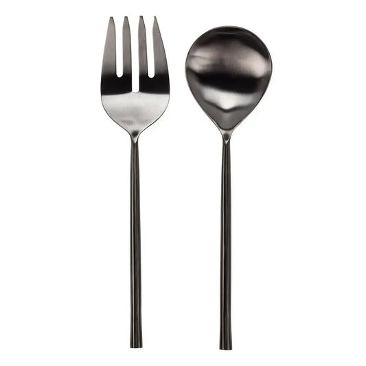 Matte Black Salad Servers - PABOOM