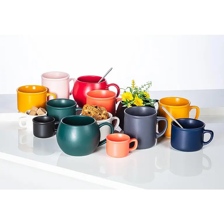 Abbott - Matte Espresso Cup Coral