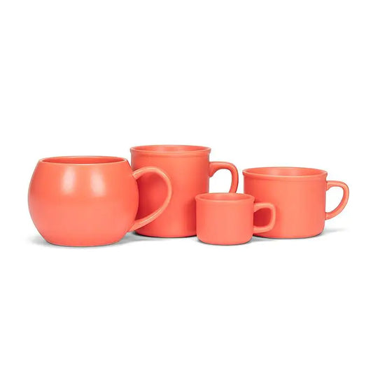 Abbott - Matte Espresso Cup Coral