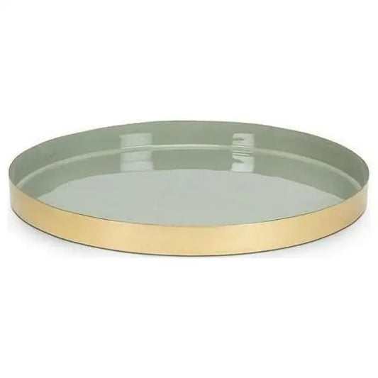 Abbott - Med Round Enamel Tray Green 12’’D