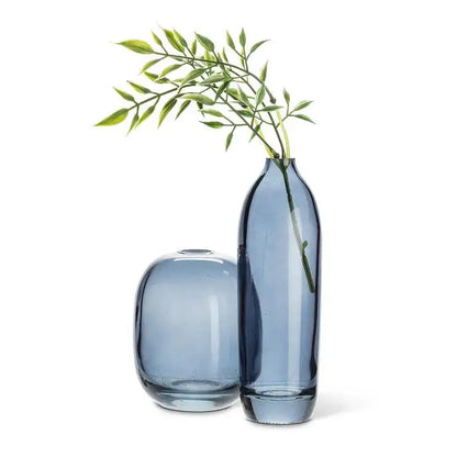 Abbott - Md Barrel Bud Vase Dark Blue 4.5’’H