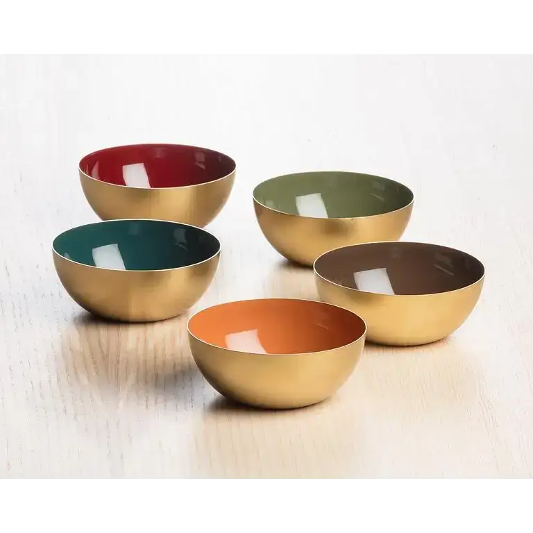 Abbott - Mini Enamel Bowl Moss Green 4’’D