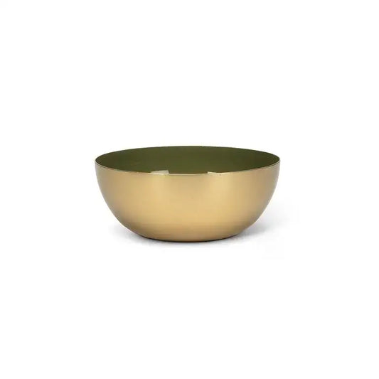Abbott - Mini Enamel Bowl Moss Green 4’’D